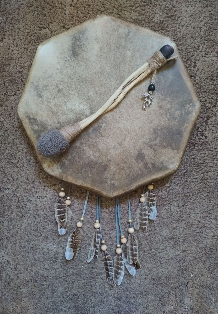 Black Obsidian Drum Beater (Vegan Friendly)