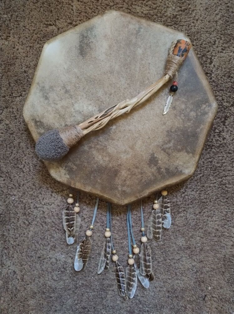 Citrine Drum Beater (Vegan Friendly)