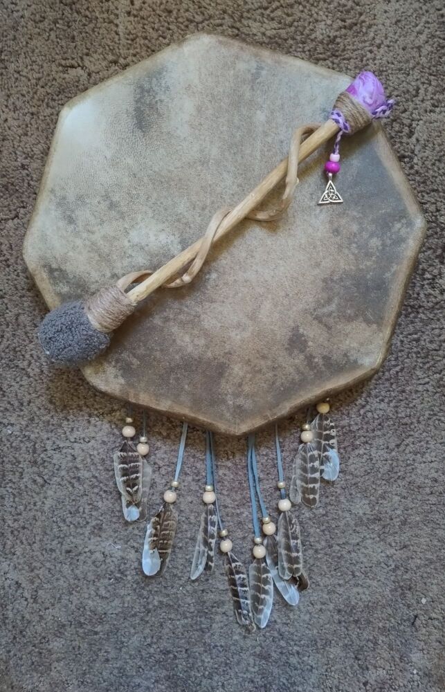 Rose Quartz Drum Beater (Vegan Friendly)