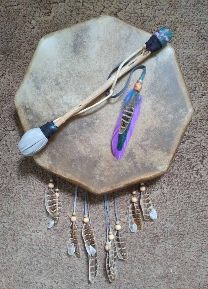 Green Aventurine Crystal Drum Beater