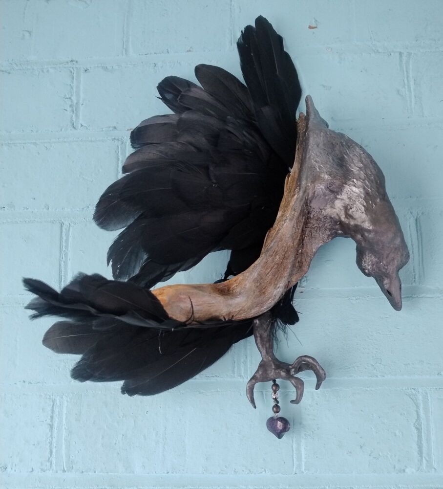 Crow Spirit. An Original Sculpture.