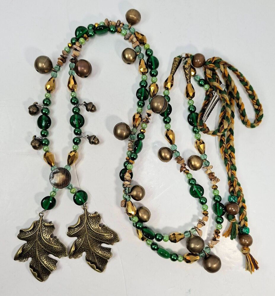 Rhythm Beads - Picture Jasper.  Large Pony / Small Cob Size to Full Size Horse.