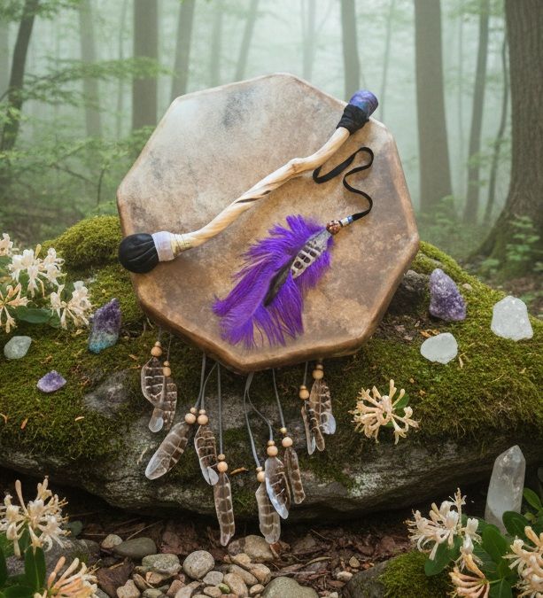 Hematite Crystal Drum Beater