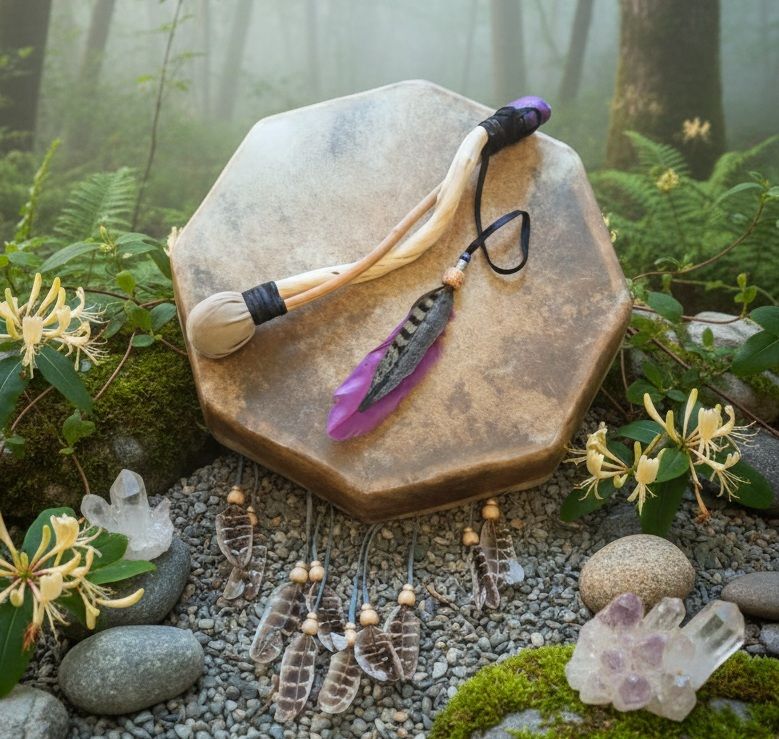 White Crystal Drum Beater