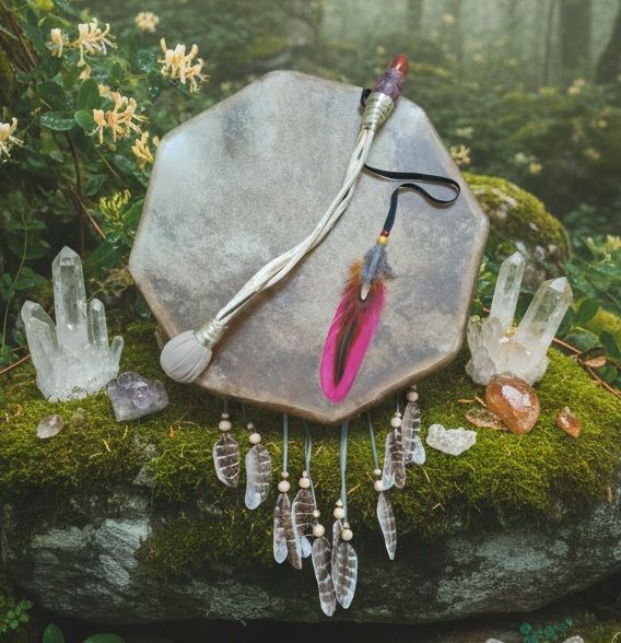 Carnelian Crystal Drum Beater