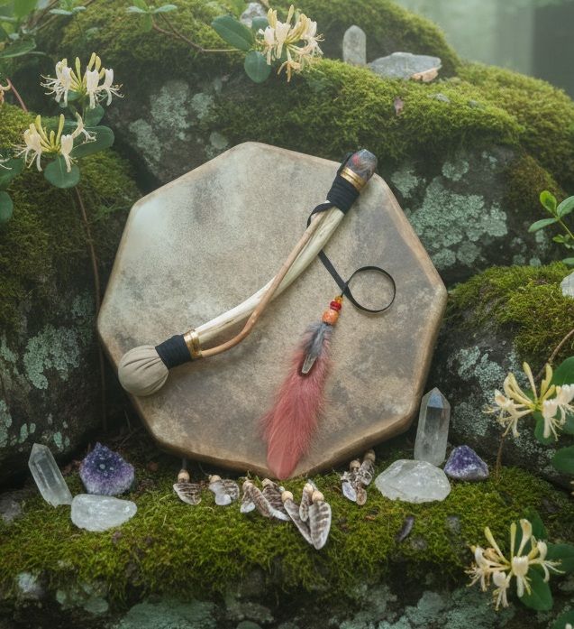 Red Tigers Eye Drum Beater