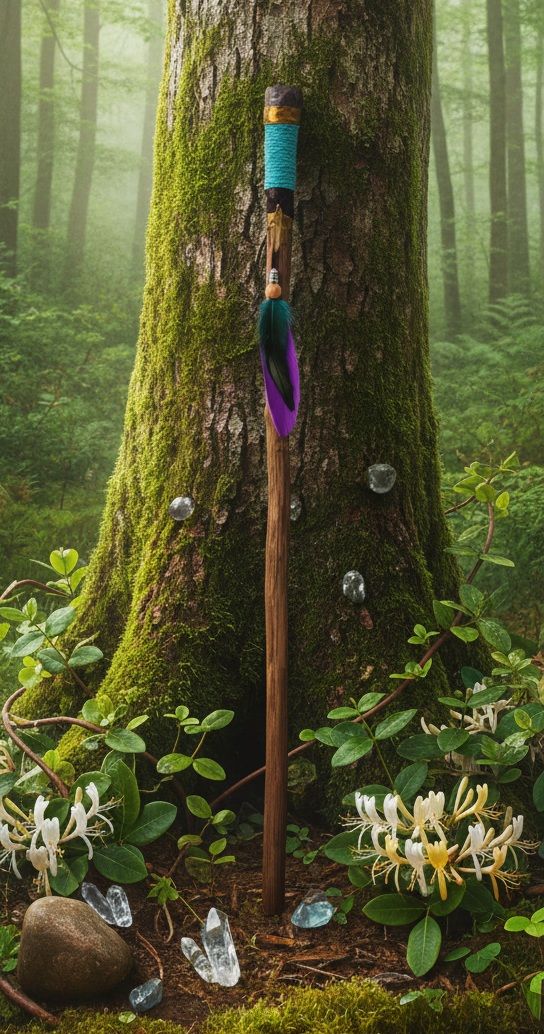 Amethyst Walking / Ceremonial / Talking Stick