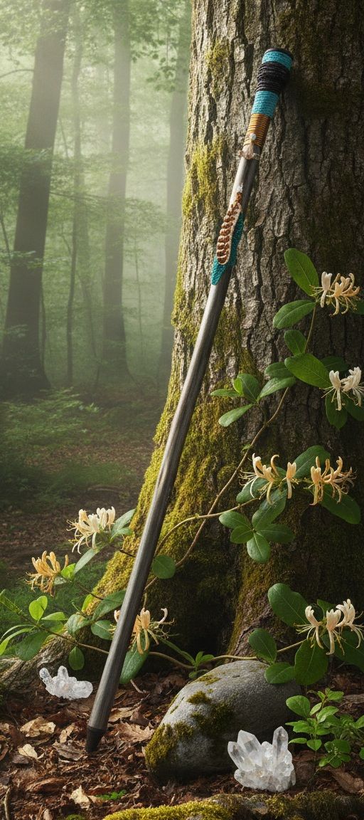 Blue Goldstone Walking / Ceremonial / Talking Stick