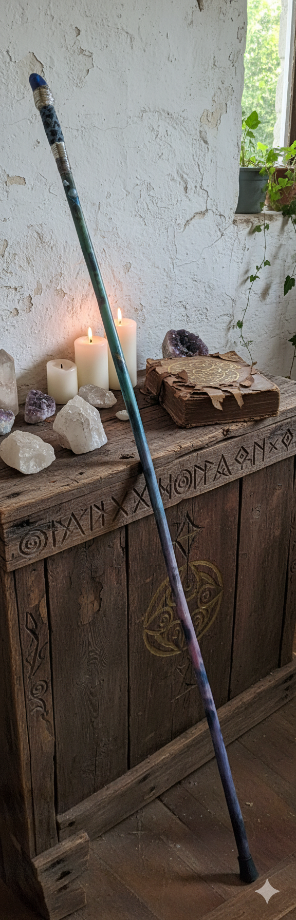 Lapis Lazuli Walking / Ceremonial / Talking Stick