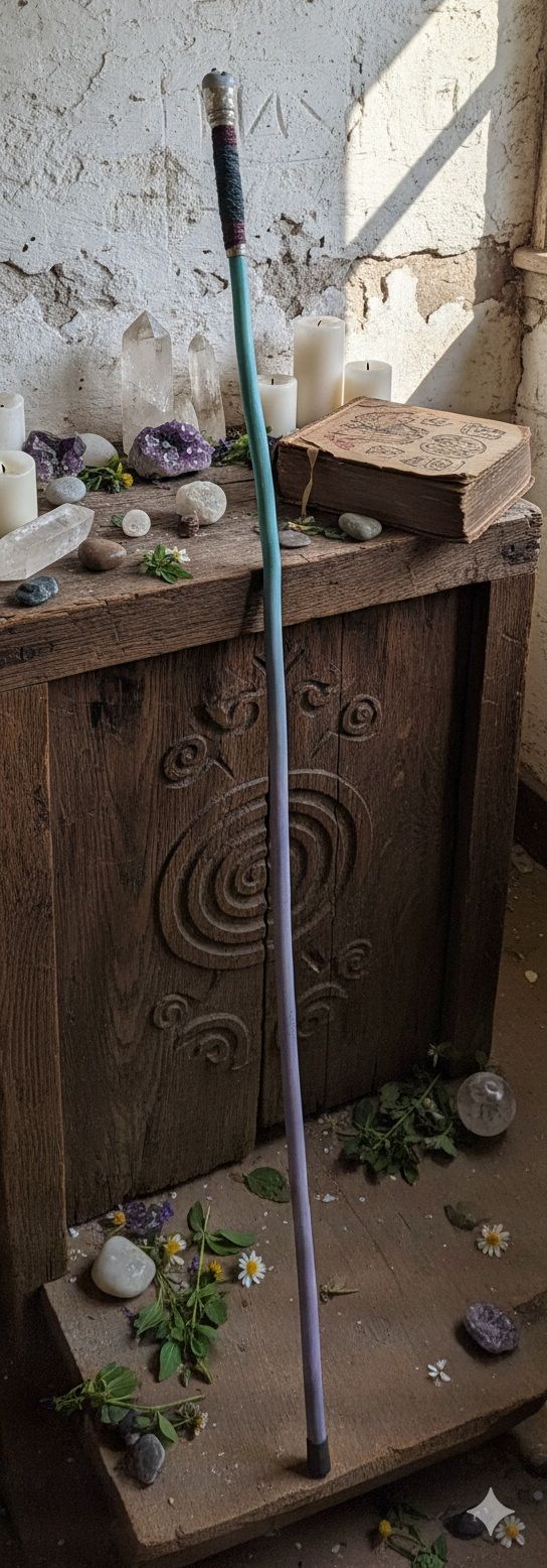 Moonstone Walking / Ceremonial / Talking Stick