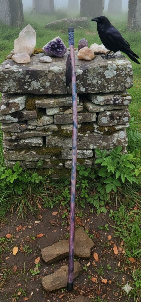 Rose Quartz Walking / Ceremonial / Talking Stick