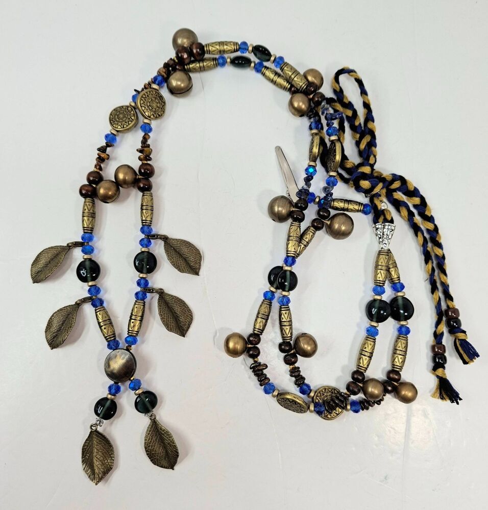 Rhythm Beads - Bronzite, Blue Sodalite and Tigers Eye. Cob to Full Size Horse.