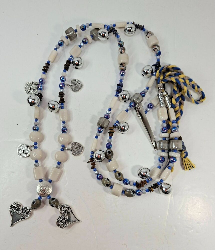 Rhythm Beads - Bronzite, Blue Sodalite and Tigers Eye. Cob to Full Size Horse.