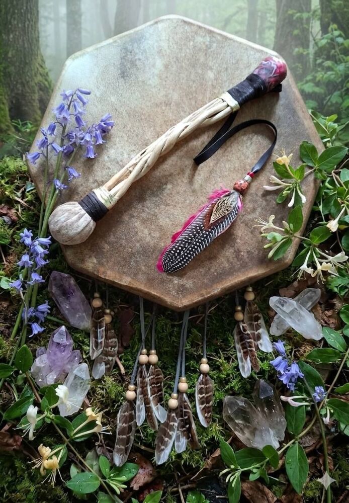 Carnelian Crystal Drum Beater