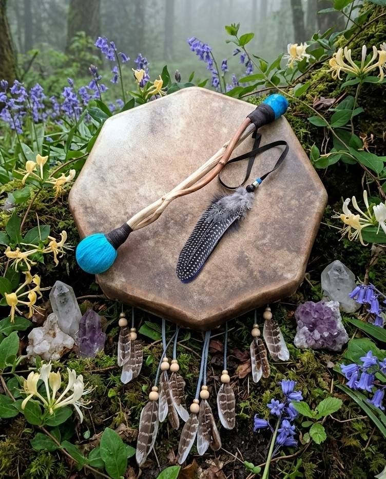 Blue Sodalite Drum Beater.