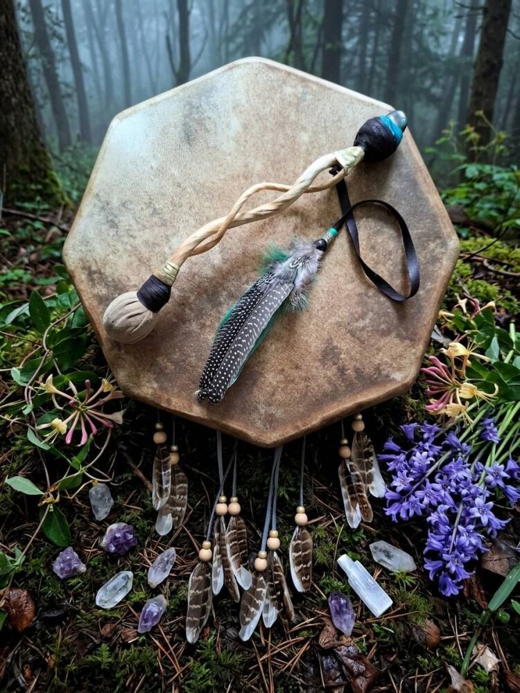 Bloodstone Crystal Drum Beater