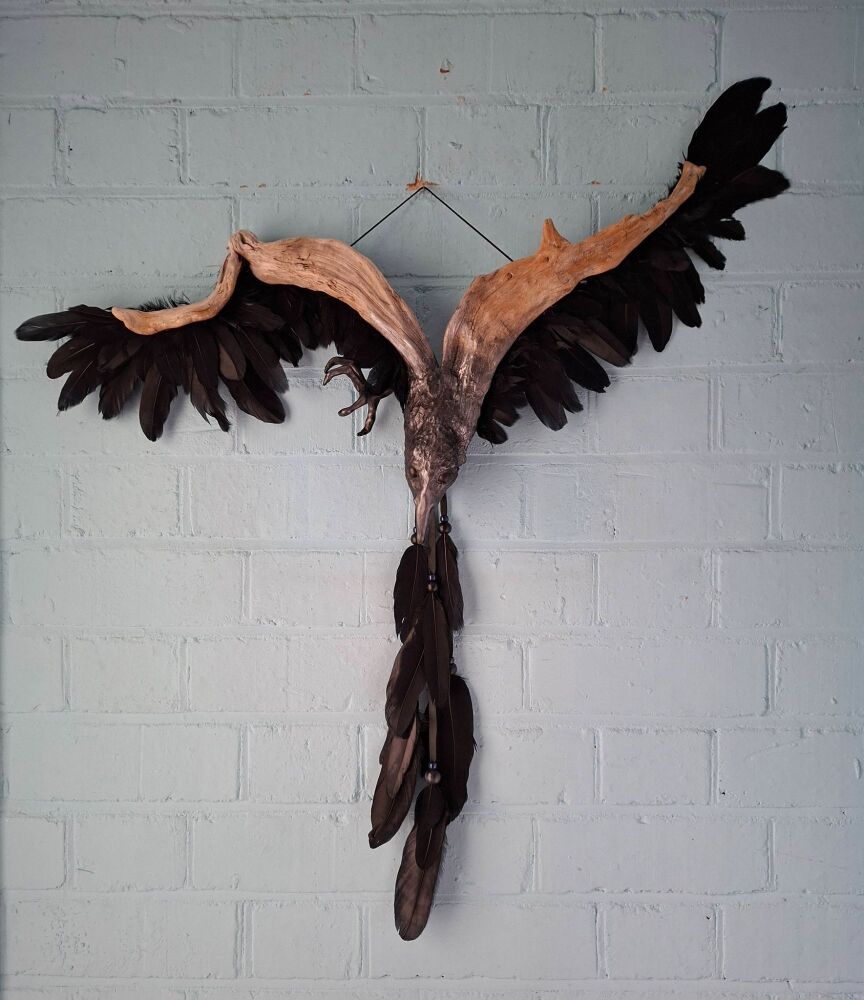 Crow Flight. An Original Sculpture.