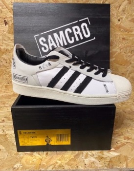 adidas Superstar Reverse x Sons of Anarchy Custom Trainers Size 10