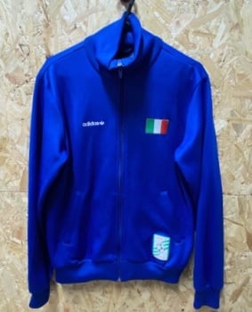 adidas Italia 2008 Track Jacket Blue Size Small 