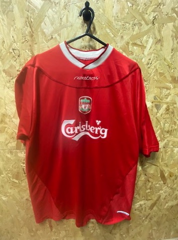 Liverpool Reebok 2002/04 Home Football Shirt Sleeve Size Medium 