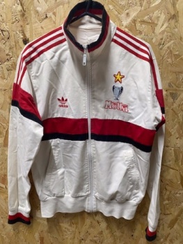 adidas AC Milan 2004 Special Edition Track Jacket White , Red & Black Size M