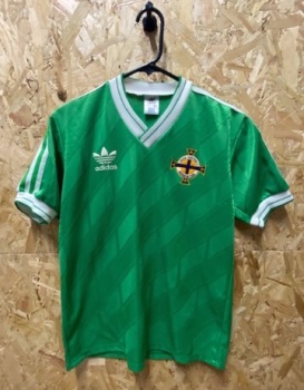 1986/88 adidas Northern Ireland Home Shirt Size  Medium 
