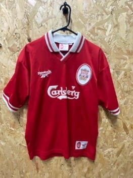 1996/98  Liverpool Reebok  Home Shirt Red Size Medium Mens 