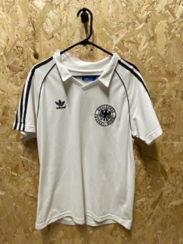 adidas Originals West Germany 70's Home Shirt White and Black Size XL 