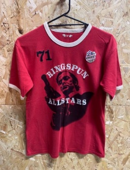 Ringspun Allstars Get Carter Michael Caine T-Shirt  Red  Large Mens