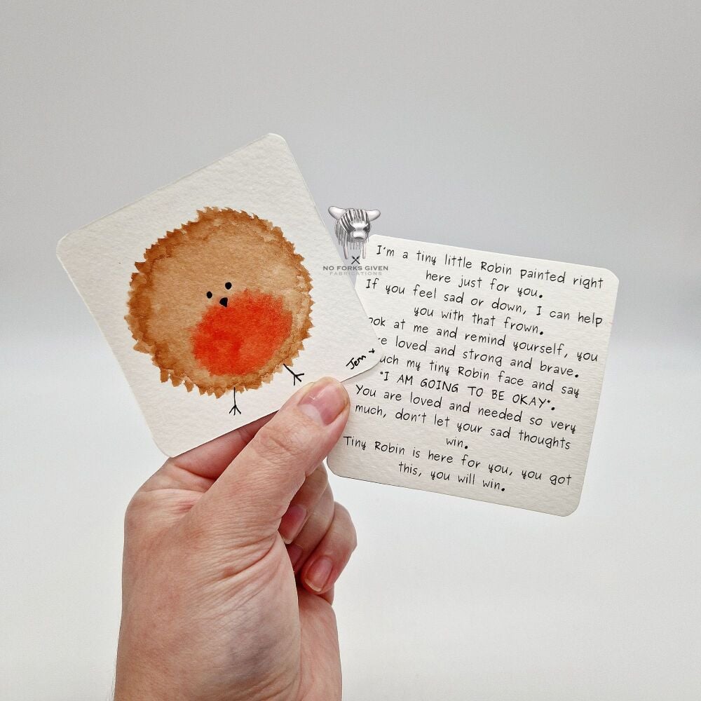 A Tiny Little Friend Original Painting and Poem