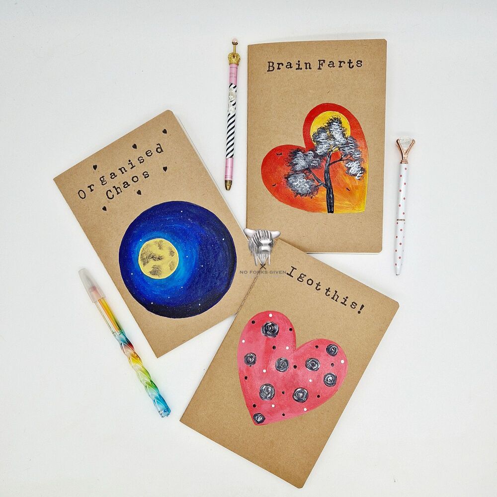 Notebook (Various) - Hand-painted Cover
