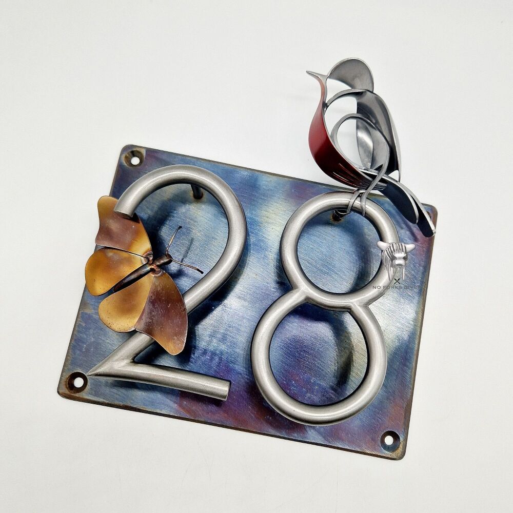 PRE-ORDER: Double Digit House Sign