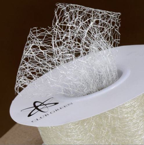 Spiders Web Mesh/Net Ribbon 35mm Wide - Ivory