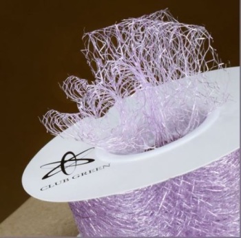 Spiders Web Mesh/Net Ribbon 35mm Wide - Lilac
