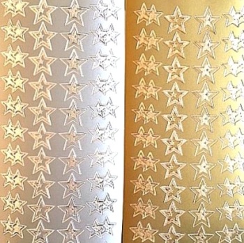 Stars Peel Off Sticker Sheet