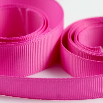 5 Metres Quality Grosgrain Ribbon 3mm Wide - Cerise Pink