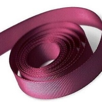 5 Metres Quality Grosgrain Ribbon 3mm Wide - Burgundy