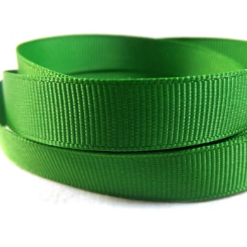 5 Metres Quality Grosgrain Ribbon 6mm Wide - Emerald Green