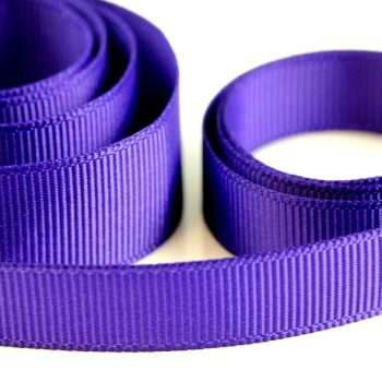 5 Metres Quality Grosgrain Ribbon 15mm Wide - Purple