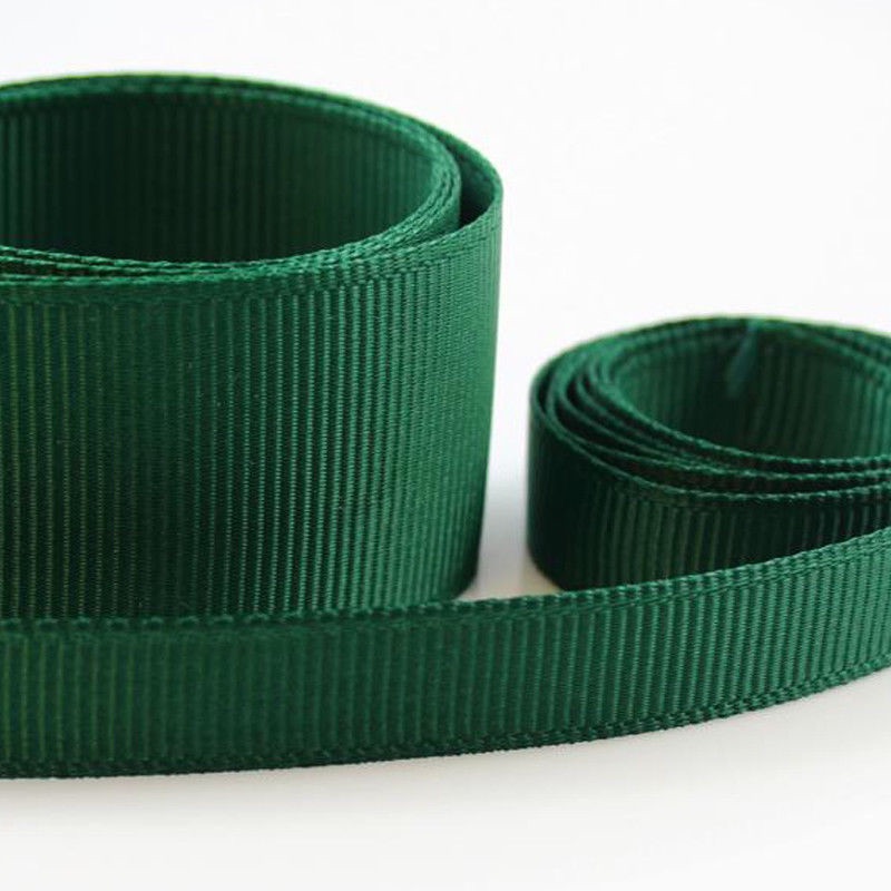 5 Metres Quality Grosgrain Ribbon 15mm Wide - Bottle Green