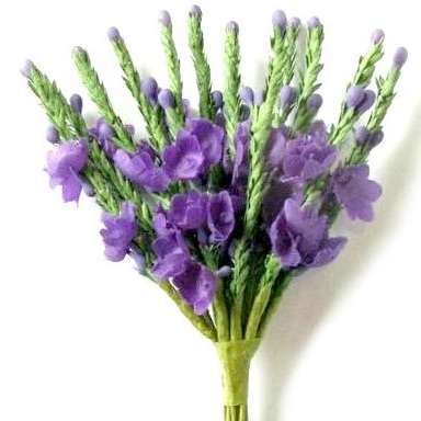 Beautiful Heather Spray 12cm - Purple