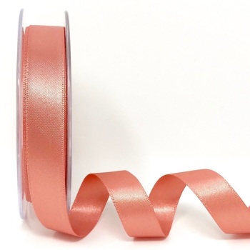 Berisfords 5 Metres Quality Double Satin Ribbon 15mm Wide - Rose Gold