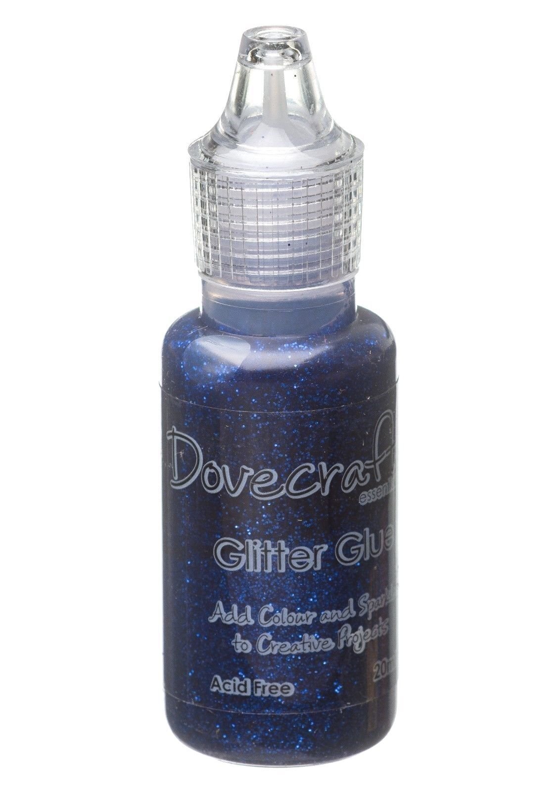 Dovecraft Glitter Glue 20ml - Midnight Blue