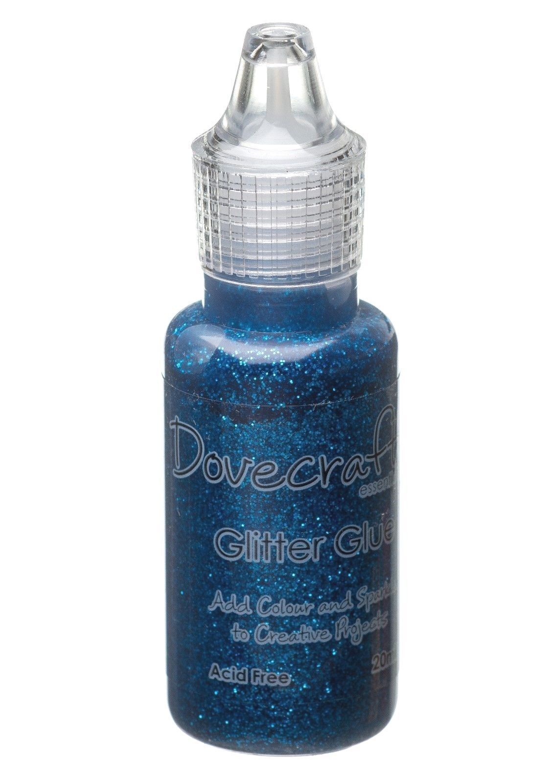 Dovecraft Glitter Glue 20ml - Topaz