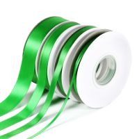 5 Metres Quality Double Satin Ribbon 15mm Wide - Emerald Green
