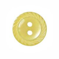 Round Mill Edge Buttons Size 22 - Yellow