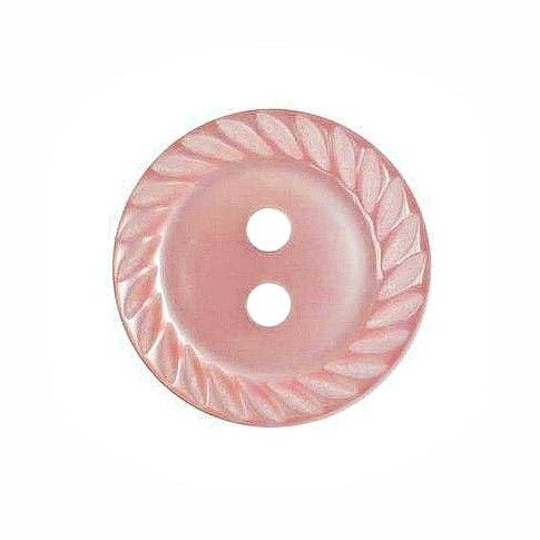 Round Mill Edge Buttons Size 26 - Light Pink