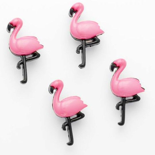 Large Flamingo Buttons - 27mm
