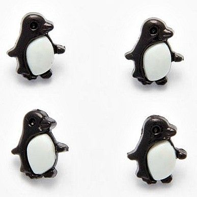 Penguin Buttons - 17mm