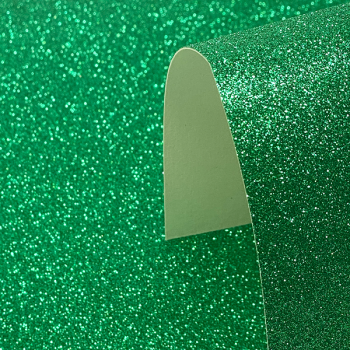 A4 Green Glitter Card - Low Shed 220GSM